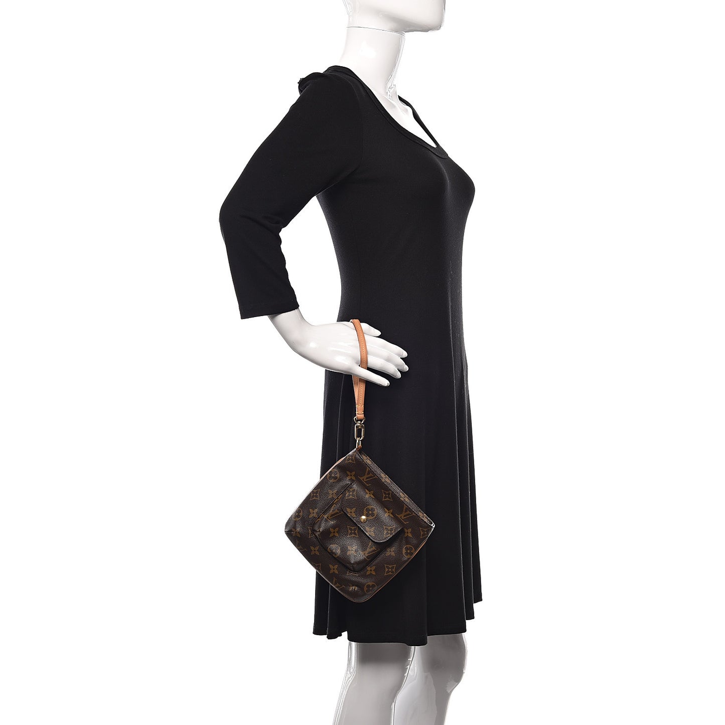 Monogram Partition Wristlet