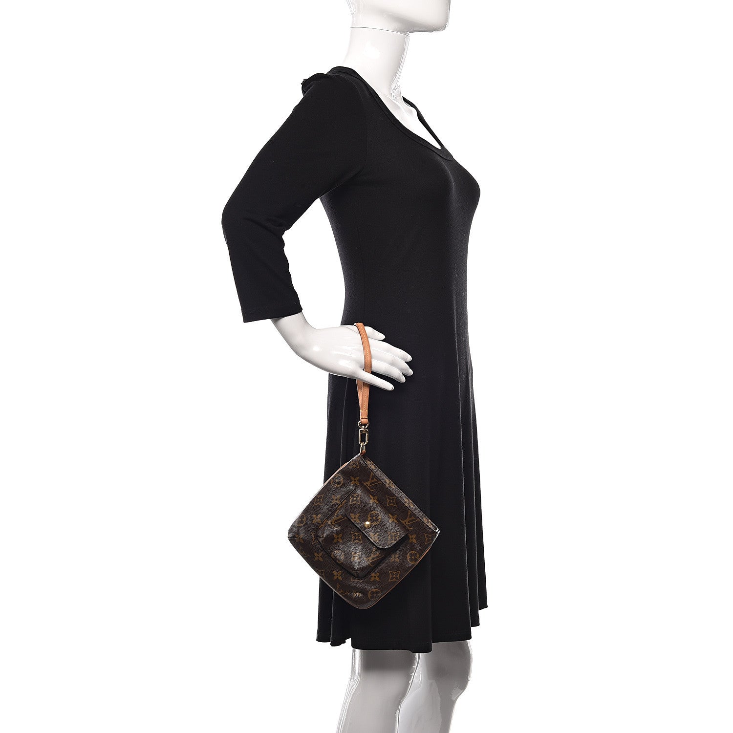 Louis Vuitton Monogram Partition Wristlet 2 of 9