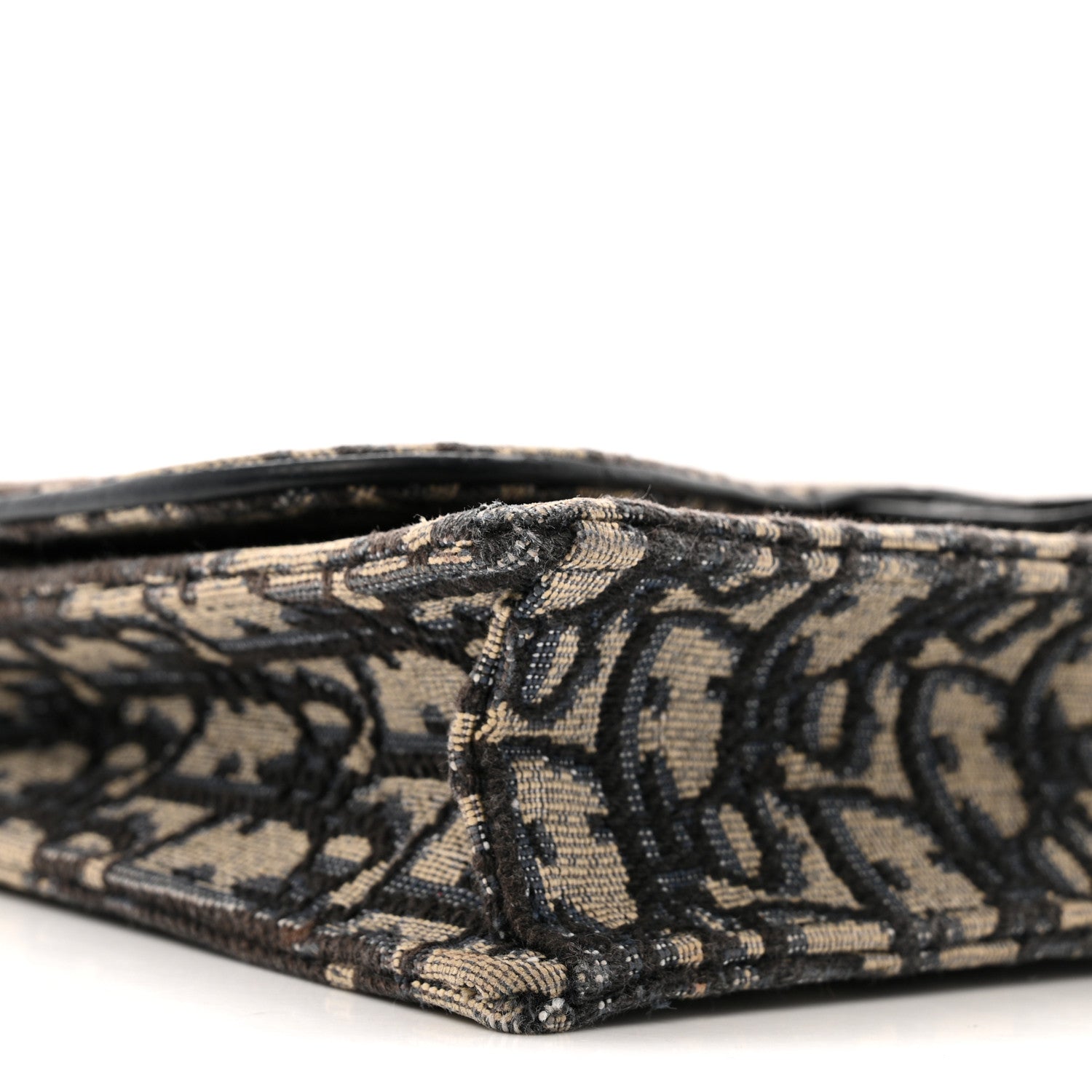 Christian Dior Oblique Saddle Chain Pouch Blue 9 of 17
