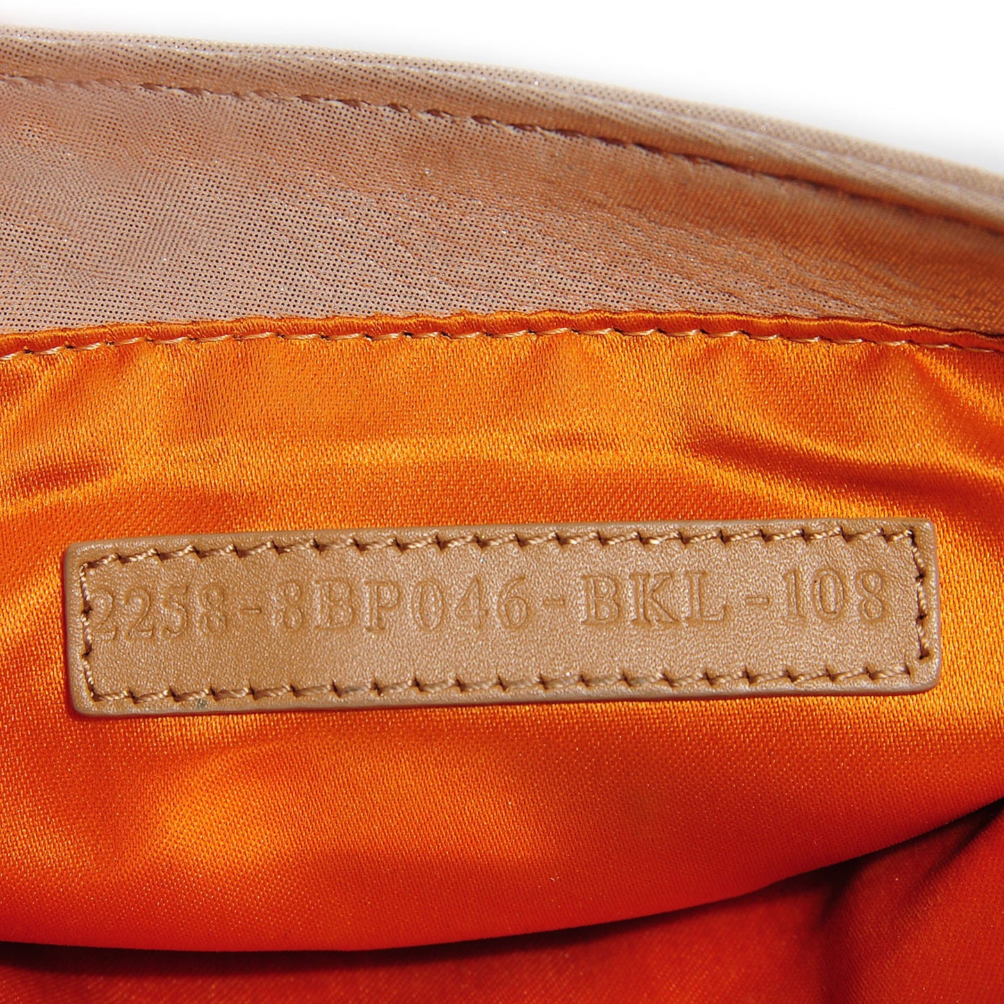 Metallic Calfskin Mia Pochette Beige
