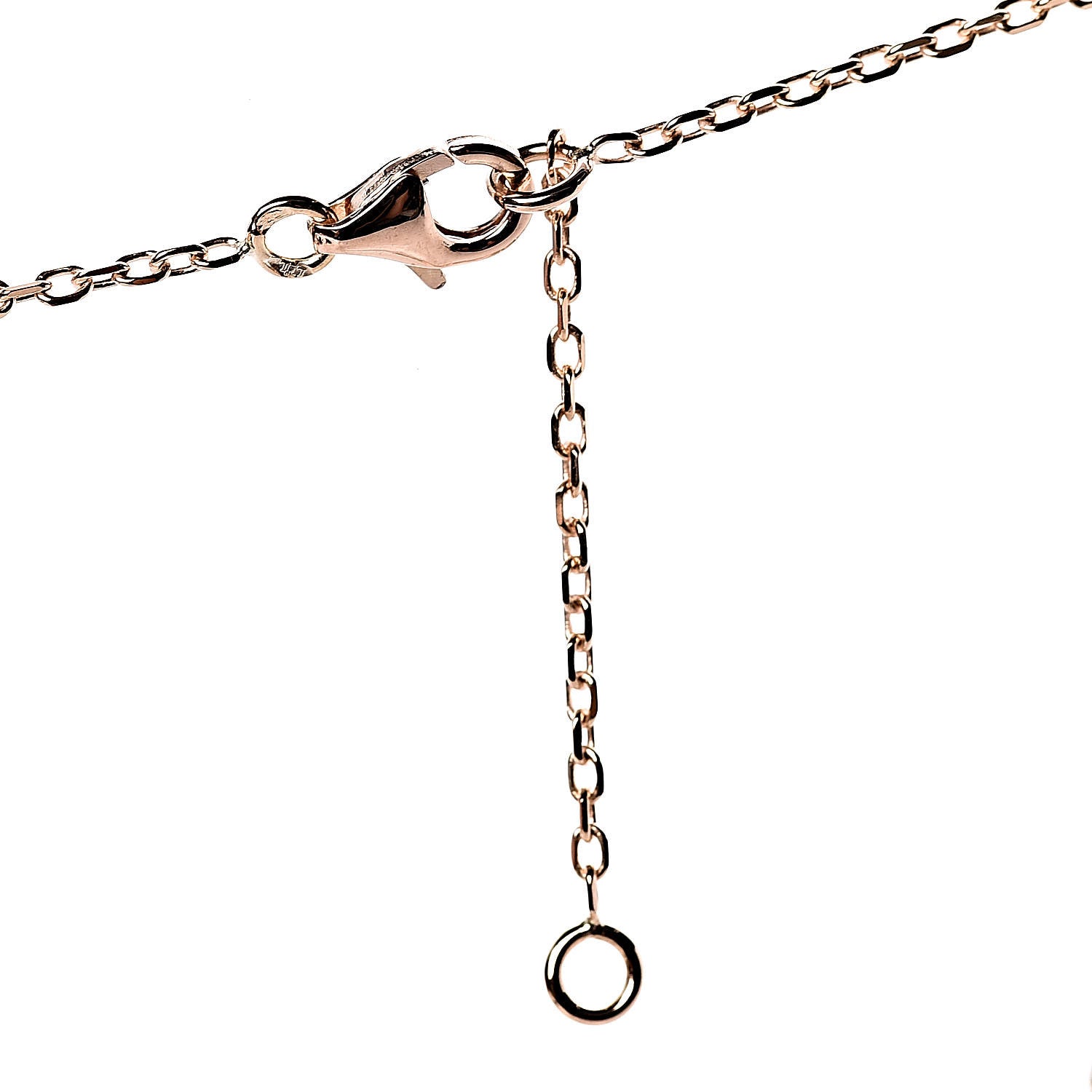 Cartier 18K Pink Gold Diamond Caresse D'Orchidees Par Necklace 5 of 6