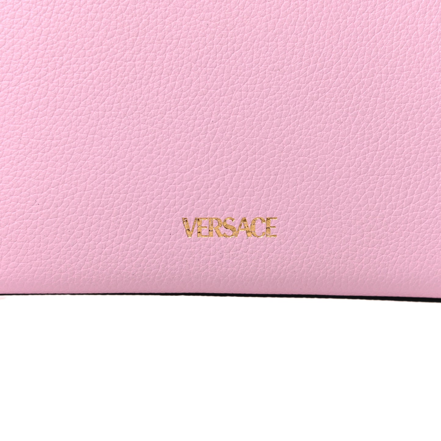 Calfskin Medusa Small Top Handle Handbag Fuxia Light Pink