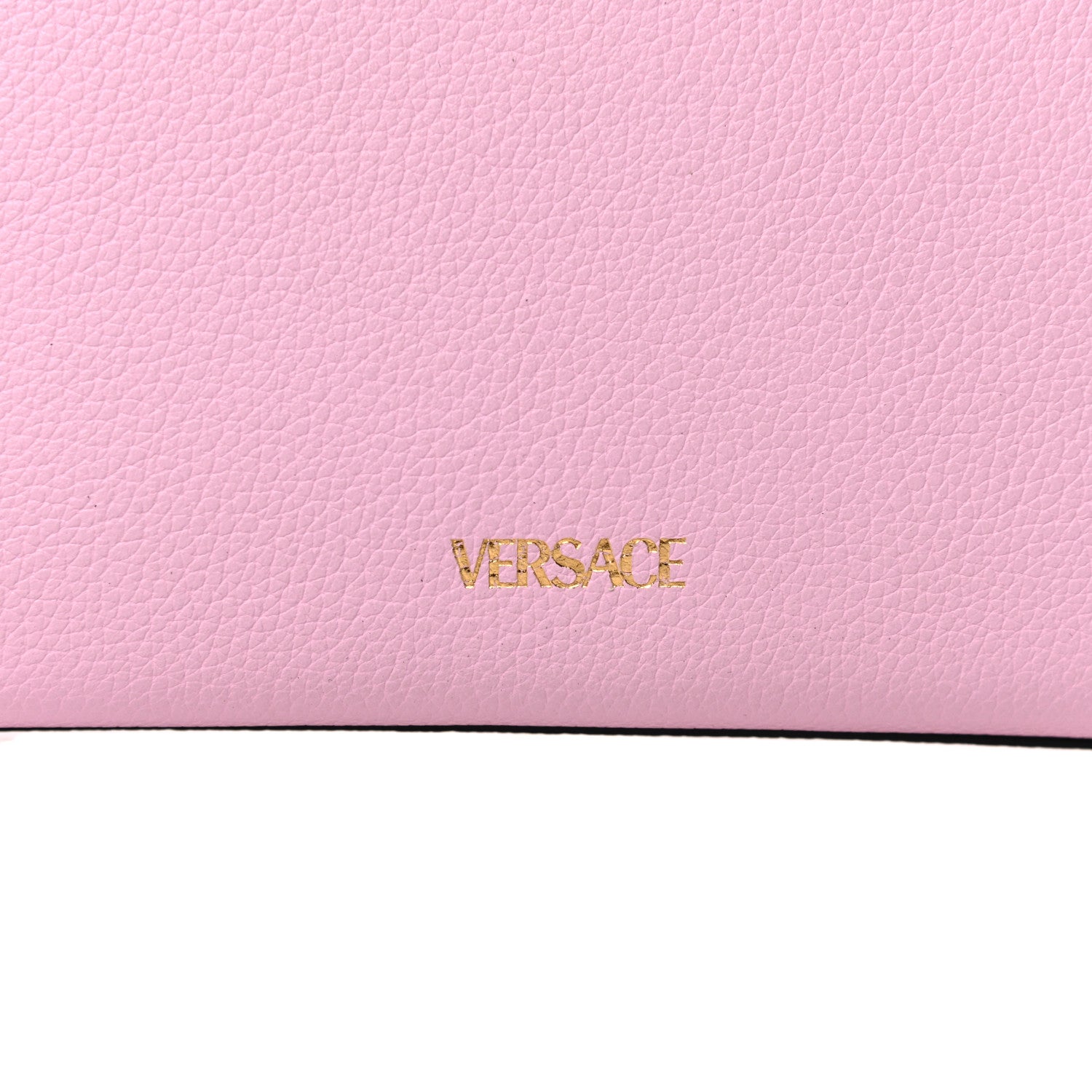 Versace Calfskin Medusa Small Top Handle Handbag Fuxia Light Pink 12 of 14