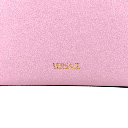 Versace Calfskin Medusa Small Top Handle Handbag Fuxia Light Pink 12 of 14