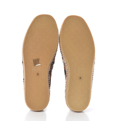 Gucci Calf Hair Leopard Print Espadrilles 8 Gold Black 7 of 7