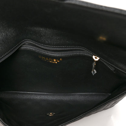 Chanel Caviar Quilted Flap Clutch Black 5 of 10