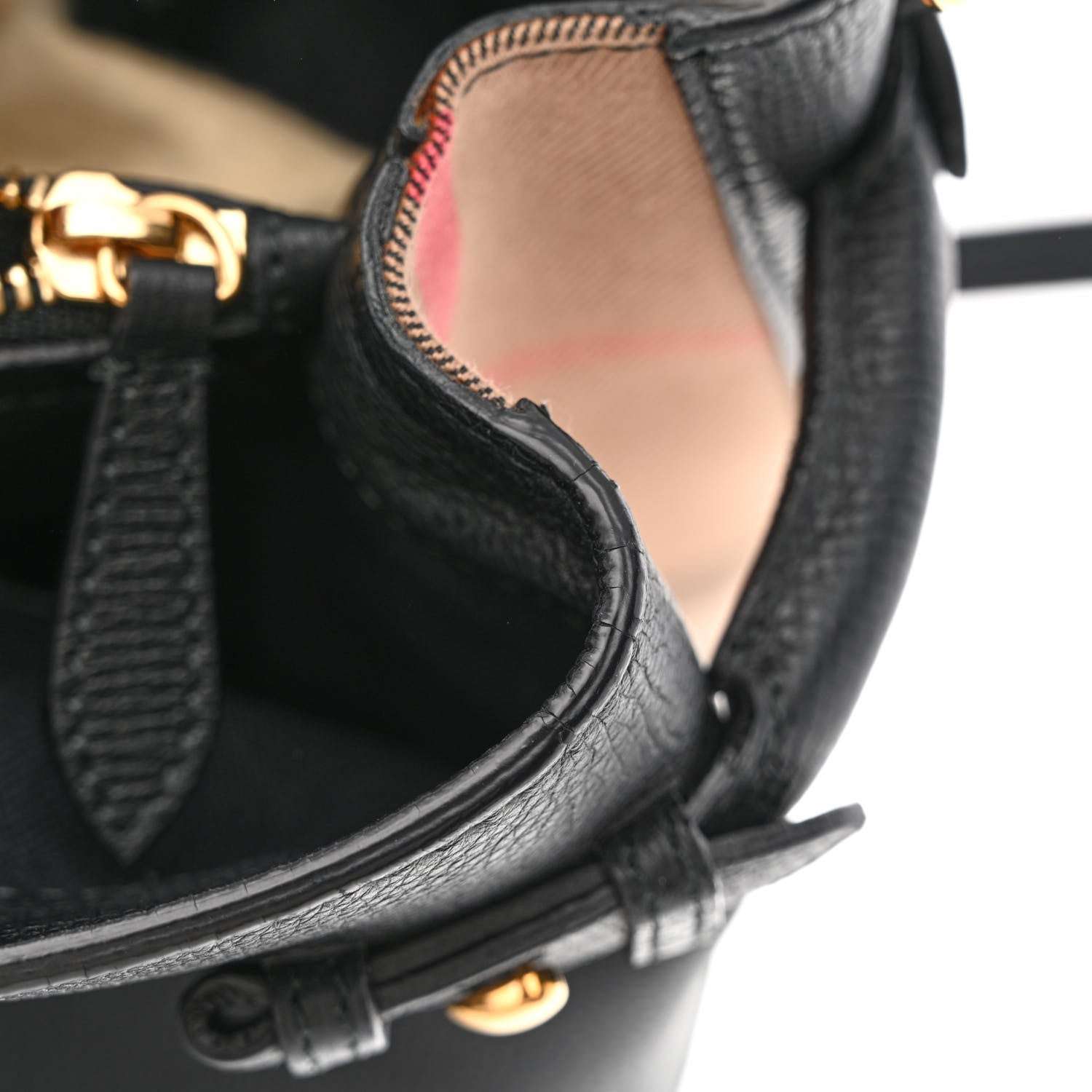 Burberry Grainy Calfskin House Check Medium Banner Tote Black 12 of 16