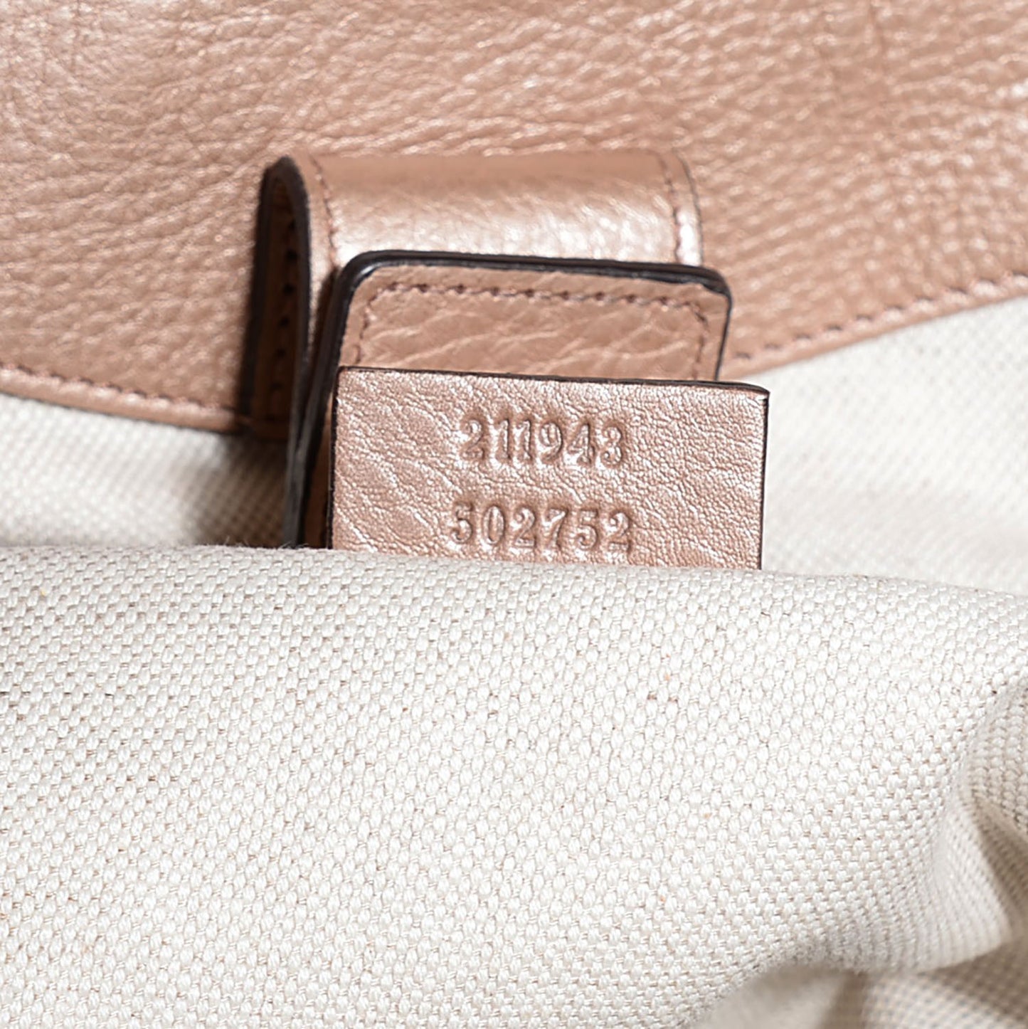 Metallic Cellarius Calfskin Large Sukey Tote Winter Rose