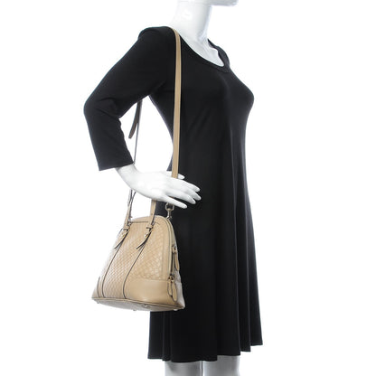 Gucci Microguccissima Small Nice Top Handle Dome Bag Beige 2 of 14