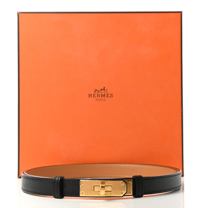 Hermes Epsom Kelly Belt Black 5 of 5