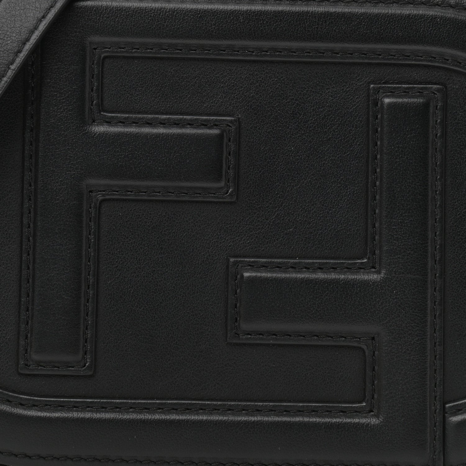 Fendi Vitello Grace Matte Mini O'Lock Camera Case Black 8 of 10