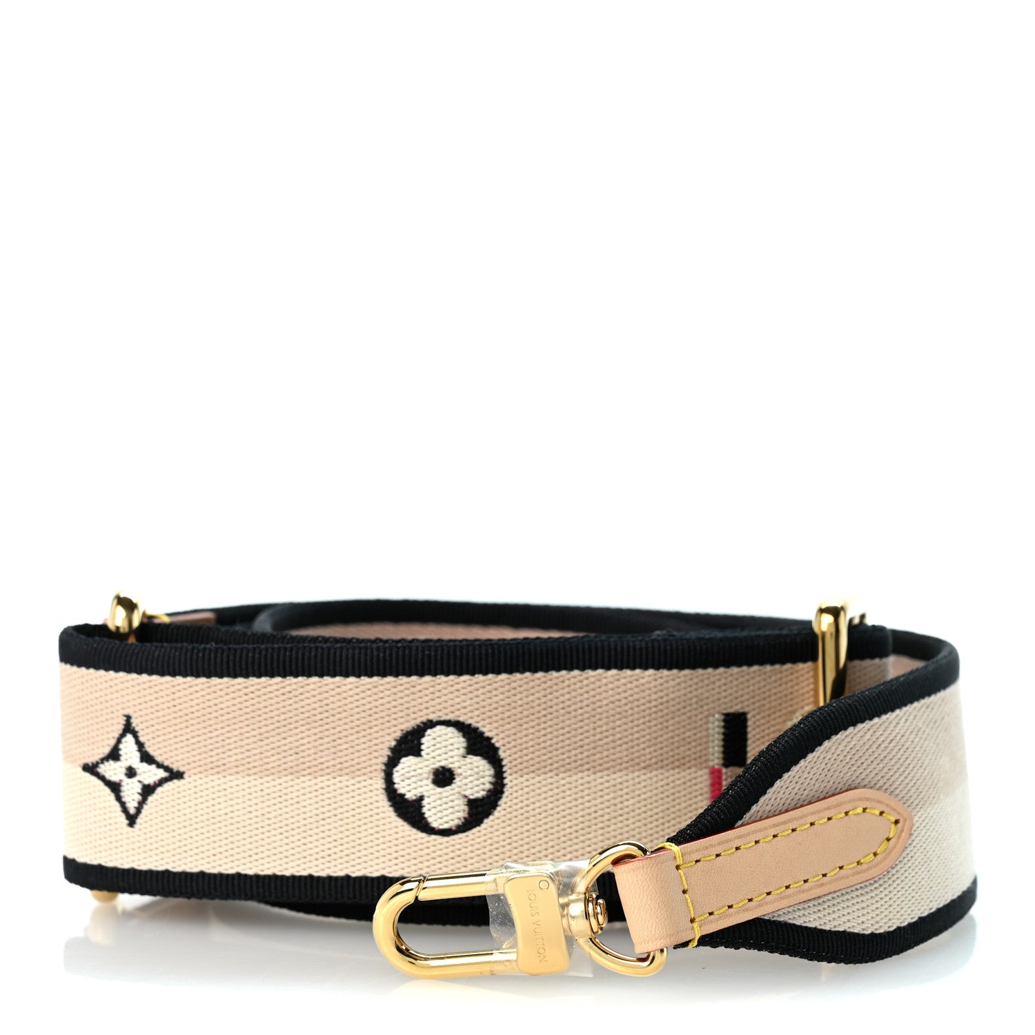 Louis Vuitton Jacquard Diane Shoulder Strap Black 1 of 4