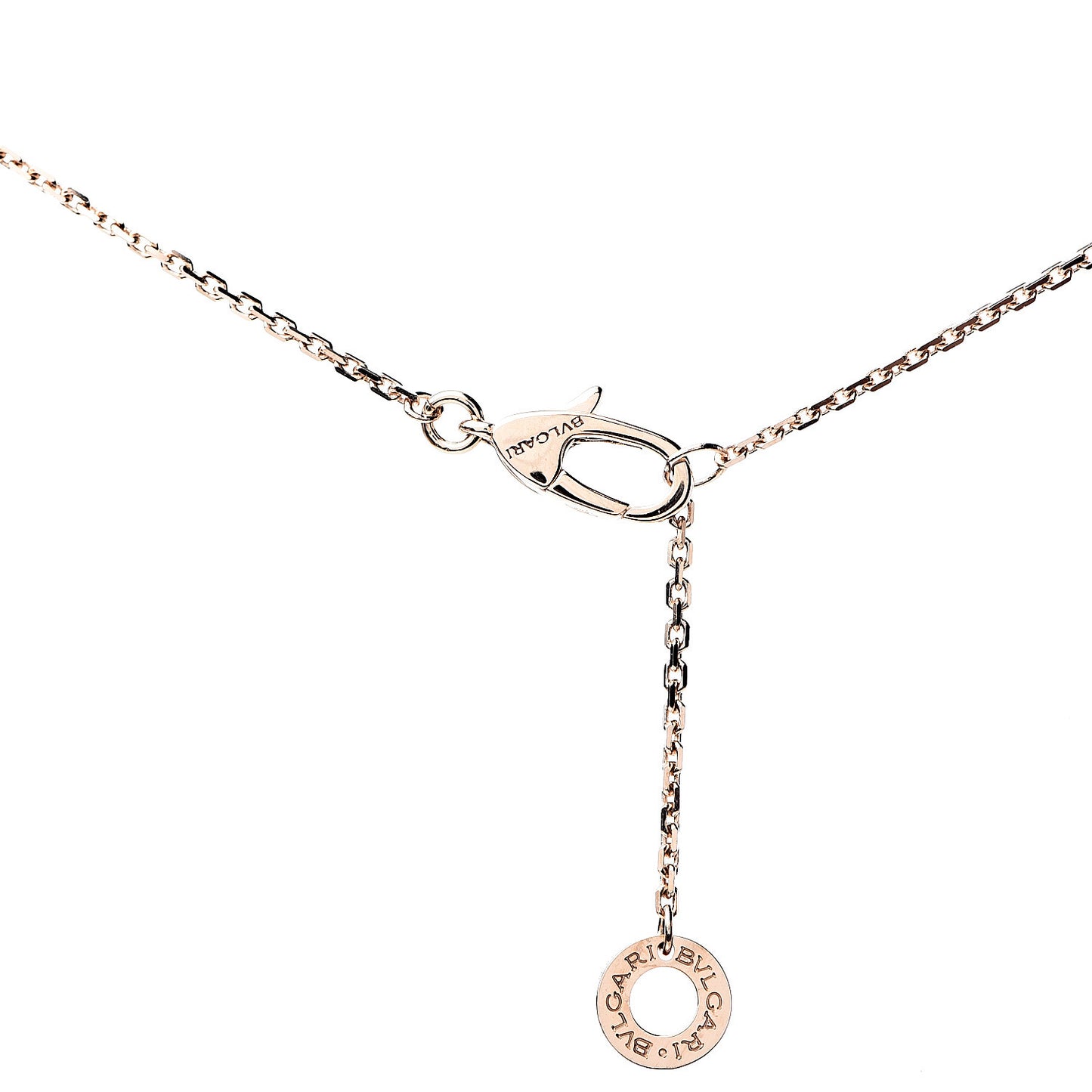 18K Rose Gold Diamond Mother of Pearl Divas' Dream Pendant Necklace