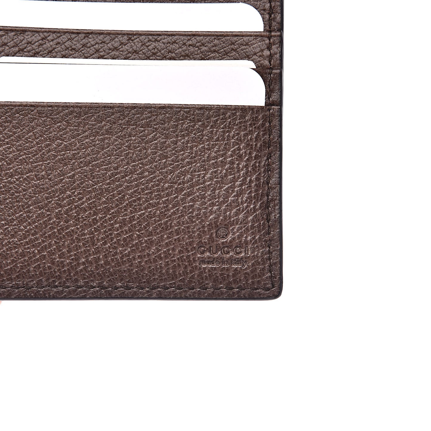GG Supreme Monogram Tian Bi-Fold Wallet Beige Multicolor New Acero