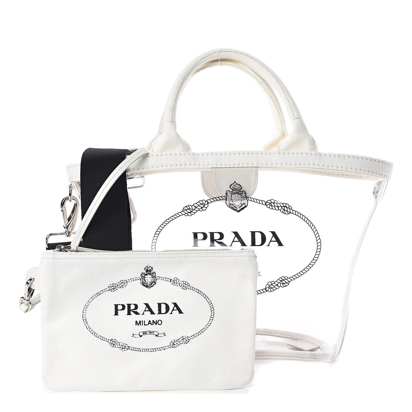 Plexiglass Canapa Small Shopper Tote White