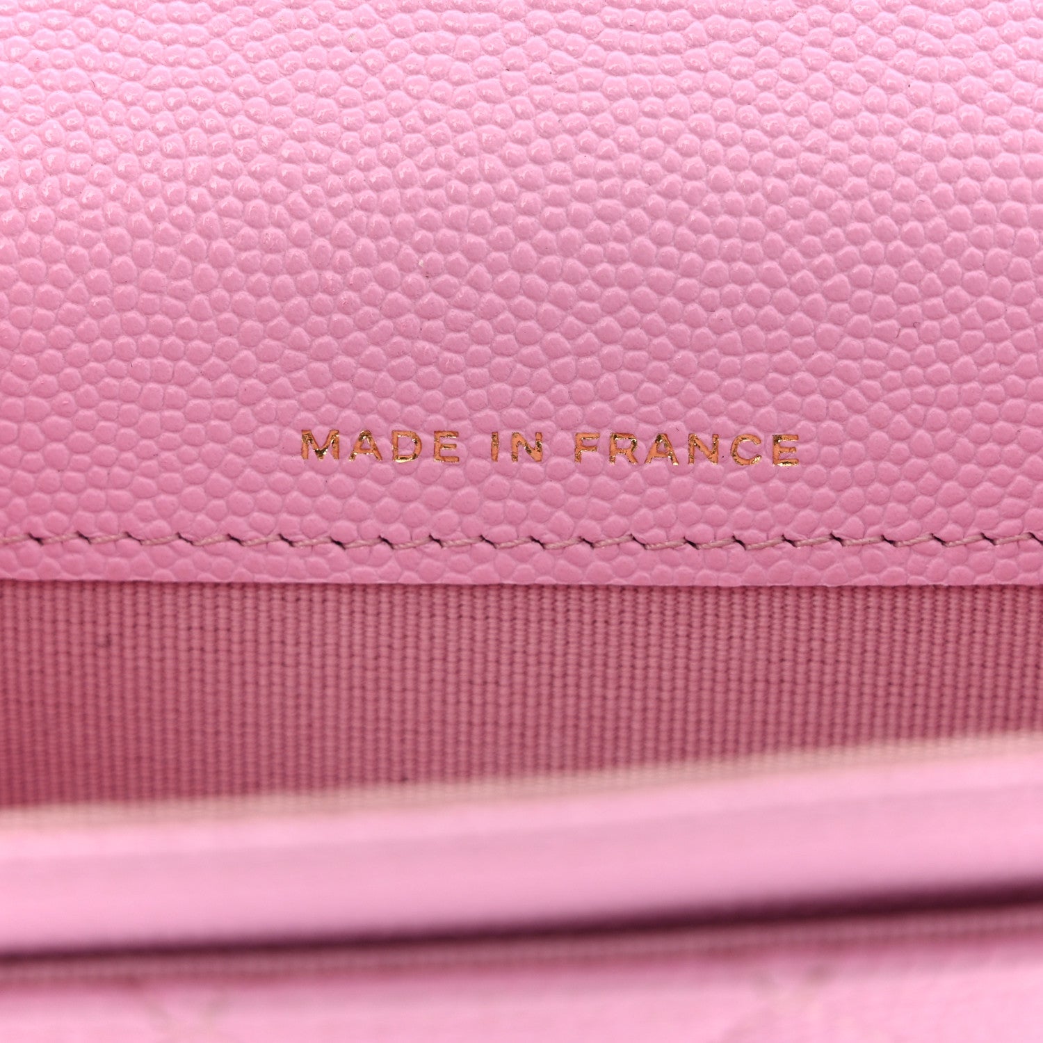 Chanel Caviar Quilted Flap Card Holder Wallet Light Pink 7 of 13