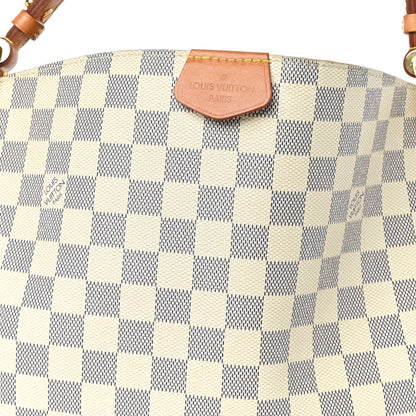 Louis Vuitton Damier Azur Graceful PM Rose Ballerine 7 of 9