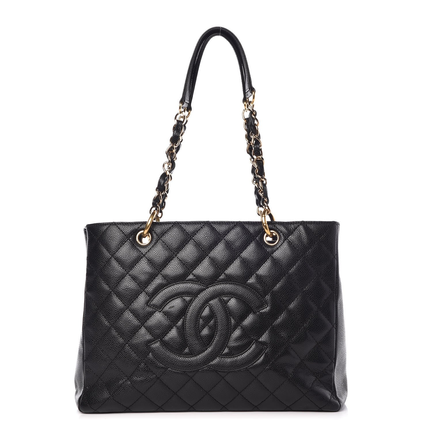 Chanel Caviar Quilted Grand Shopping Tote GST Black 1 of 12