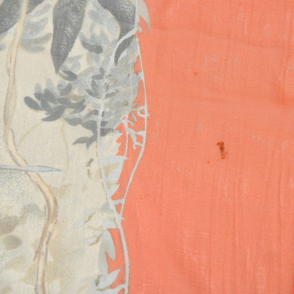 Hermes Silk Mousseline Equateur Shawl 140 Orange Vert De Gris Caramel 7 of 8