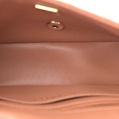 Chanel Lambskin Quilted Mini Rectangular Flap Brown 5 of 12