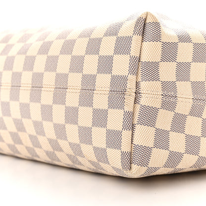 Louis Vuitton Damier Azur Graceful MM Rose Ballerine 9 of 11