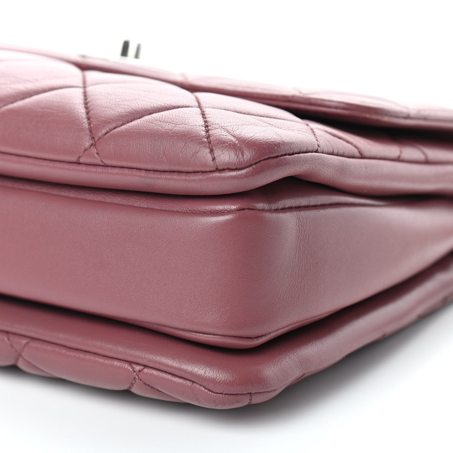 Lambskin Quilted Small Trendy CC Flap Dual Handle Bag Pink