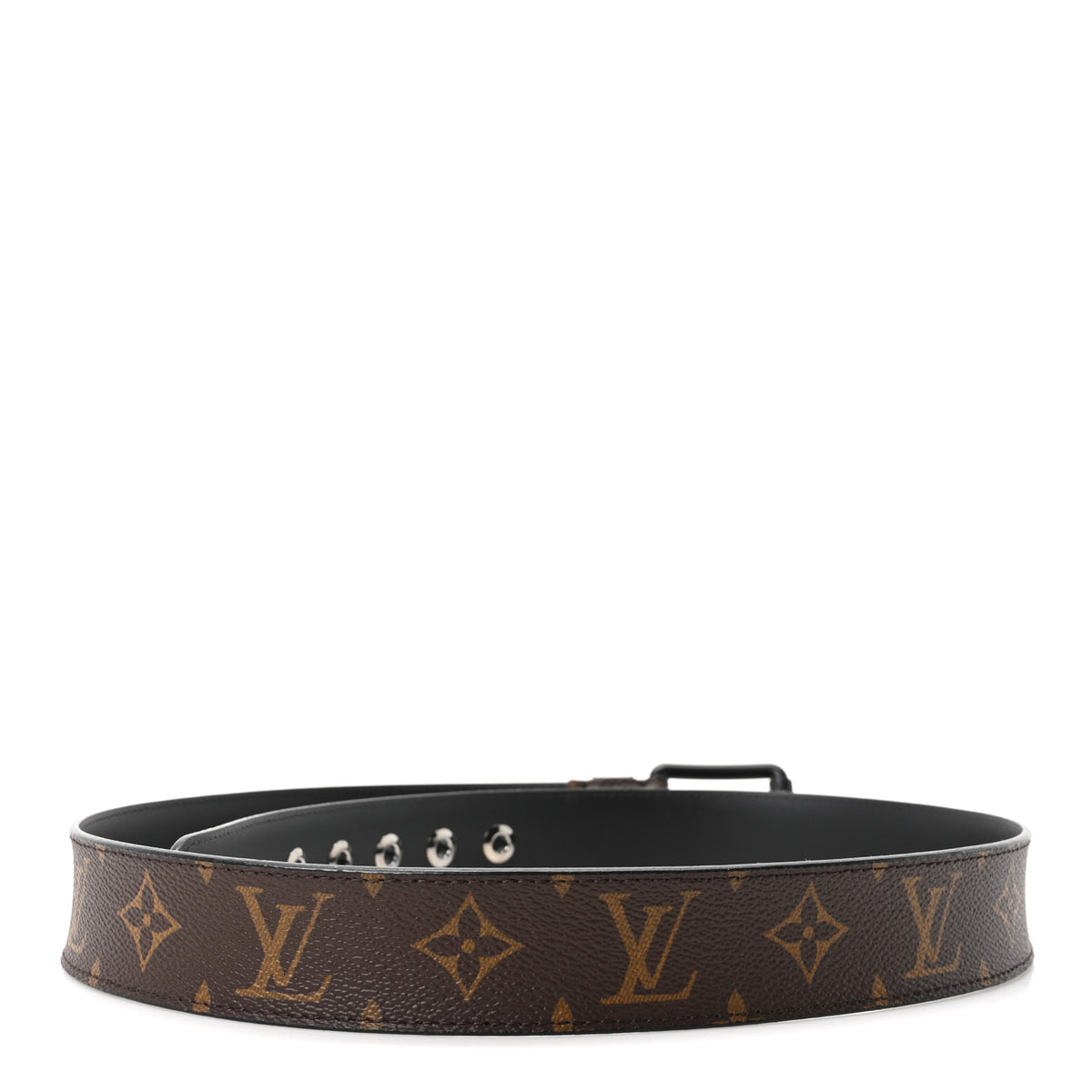 Louis Vuitton Monogram Macassar 35 MM Voyager 95 38 Belt 2 of 5