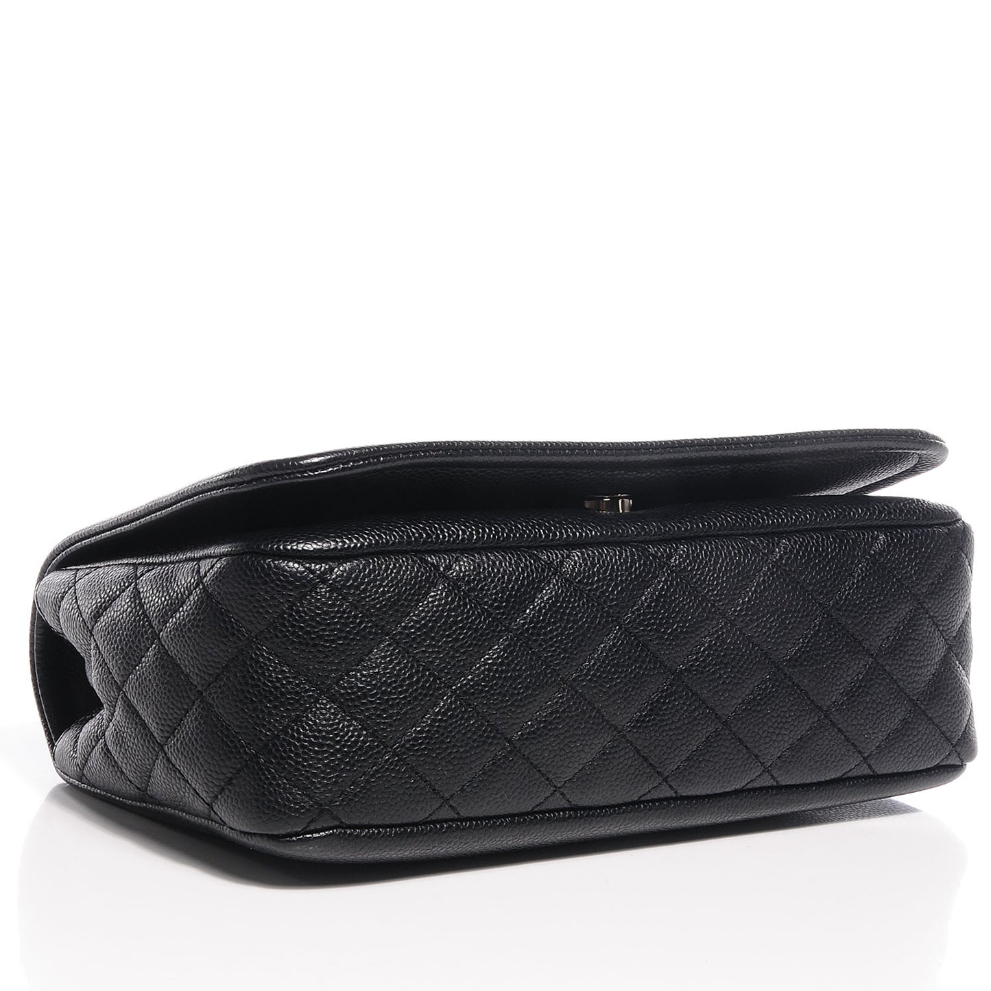 Caviar Timeless Medium Flap Black