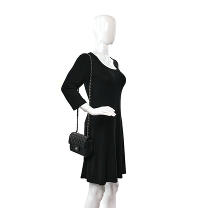 Chanel Lambskin Quilted Mini Rectangular Flap Black 2 of 11