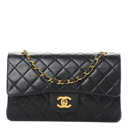 Chanel Lambskin Quilted Small Double Flap Black 1 of 21