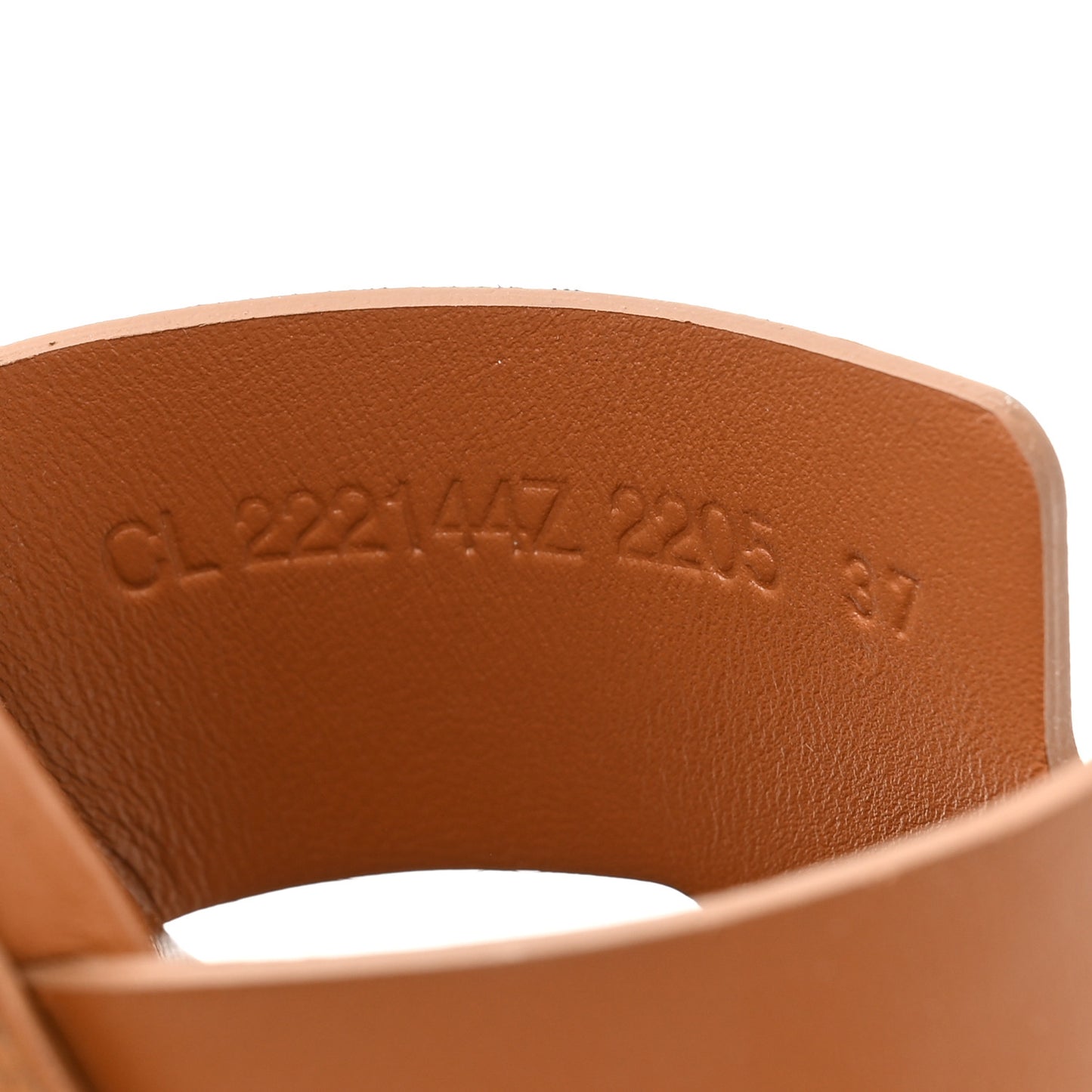 Calfskin Suede Eze 30 Sandals 37 Naturel