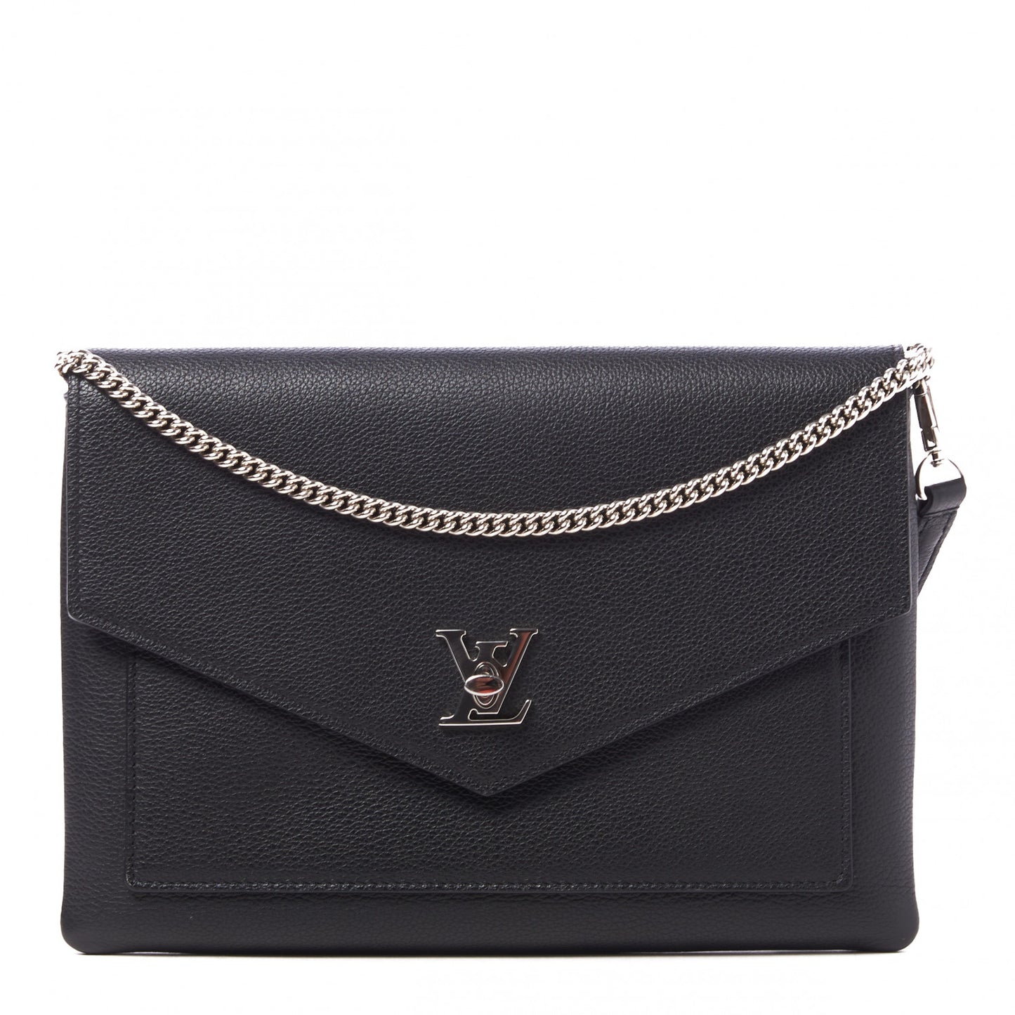 Soft Calfskin My Lockme Pochette Black