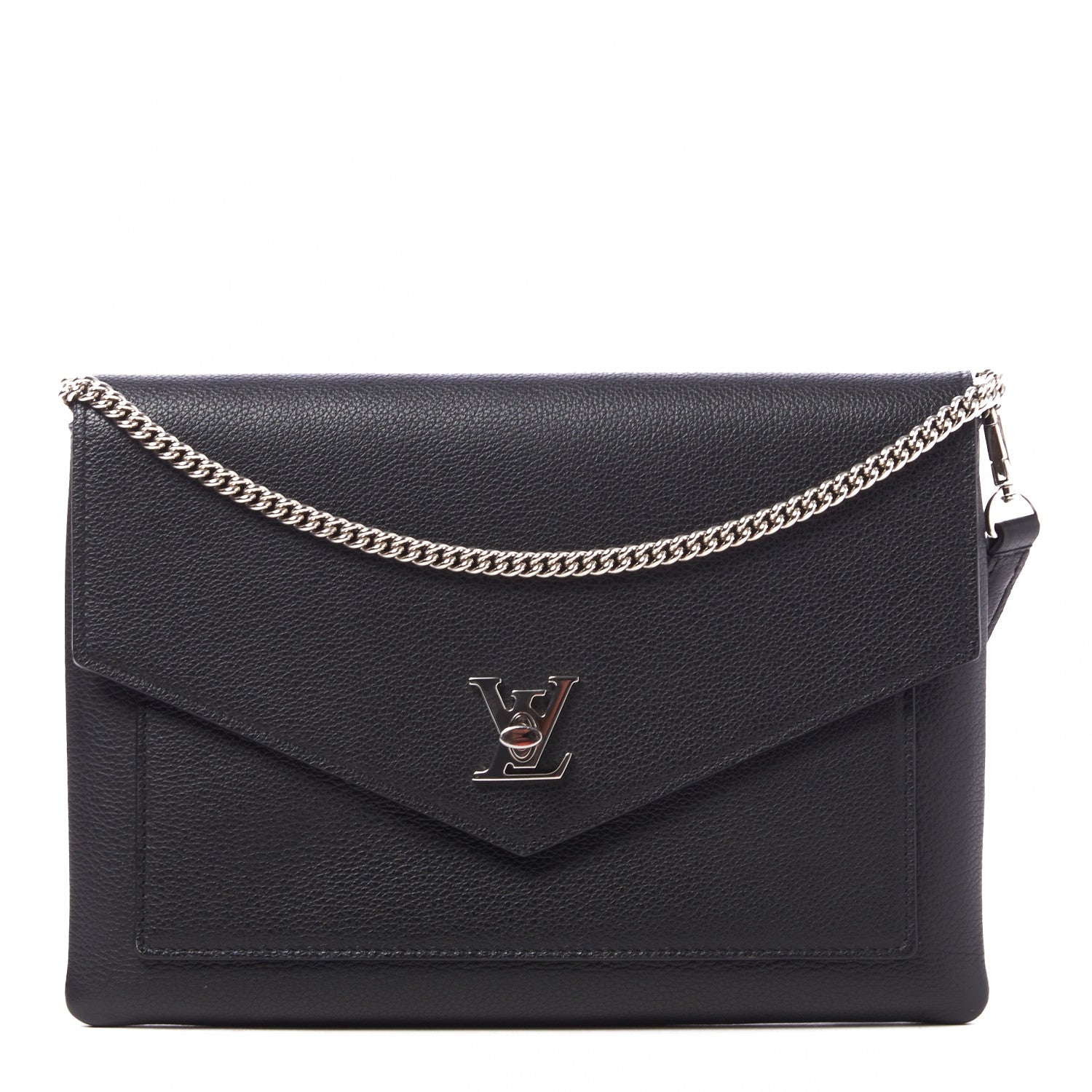 Louis Vuitton Soft Calfskin My Lockme Pochette Black 1 of 7