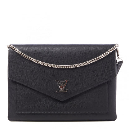 Louis Vuitton Soft Calfskin My Lockme Pochette Black 1 of 7