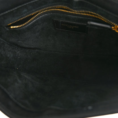 Saint Laurent Patent Le 5 A 7 Hobo Black 5 of 10