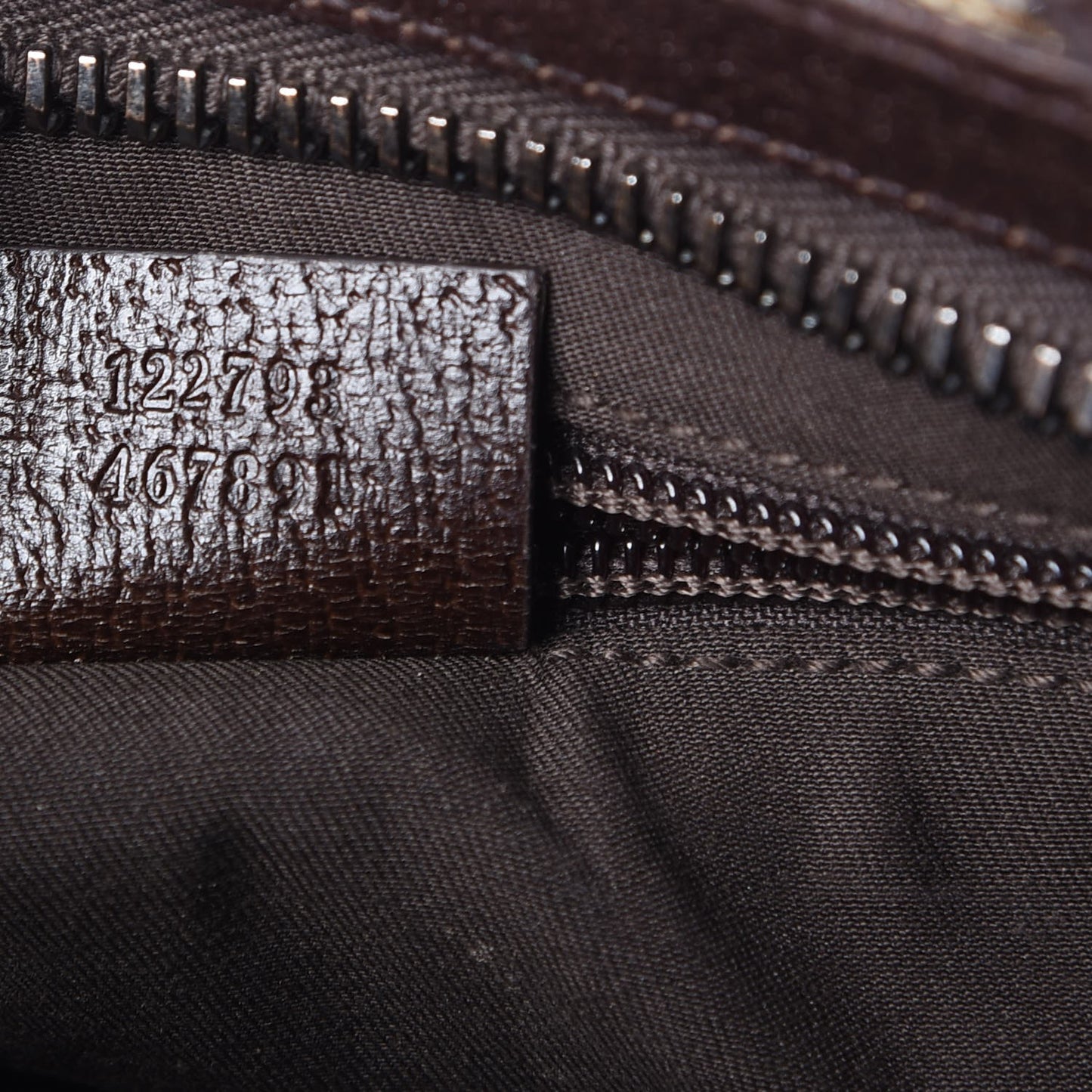 Monogram Flat Messenger Bag Dark Brown