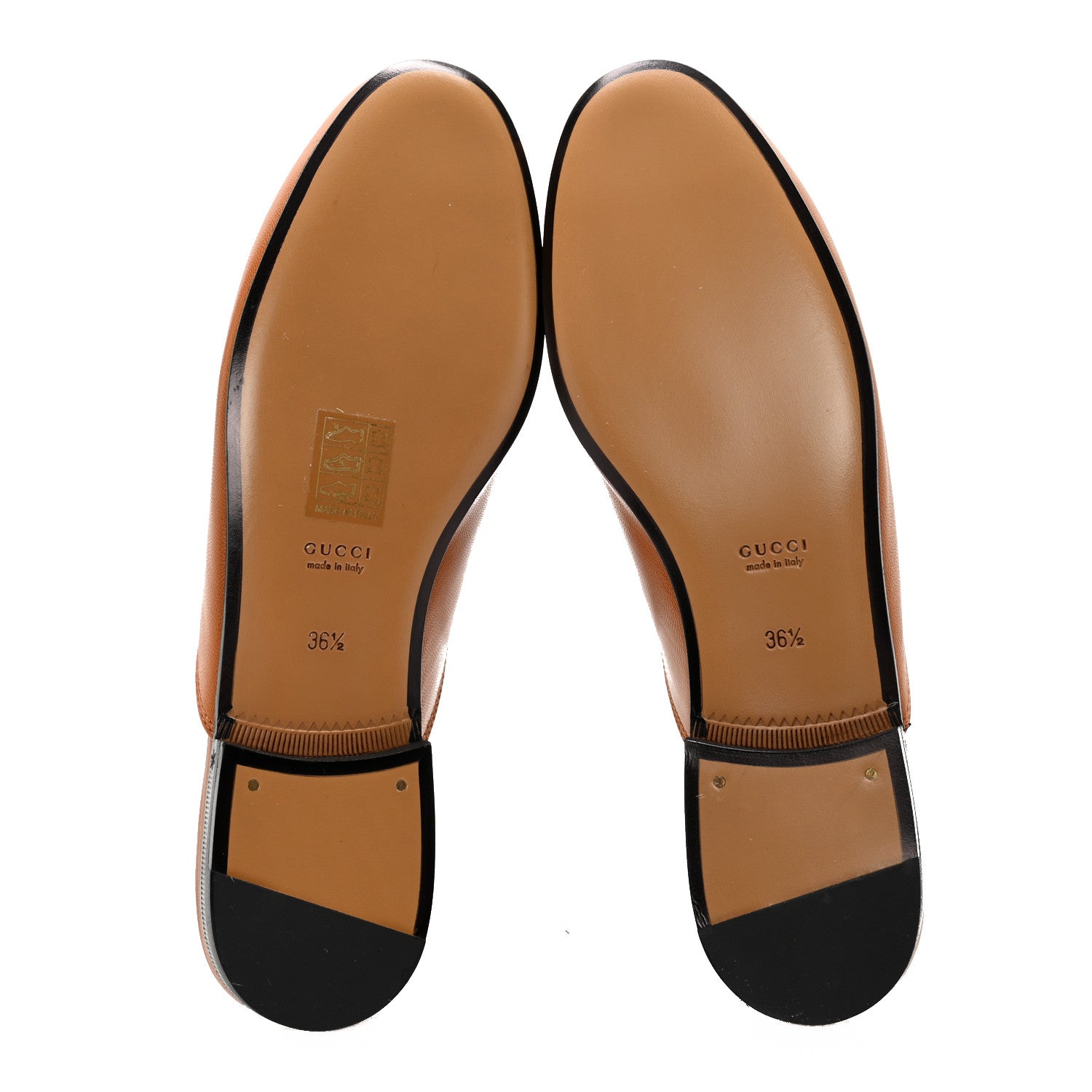 Gucci Malaga Kid Womens Princetown Slippers 36.5 Cognac 5 of 10