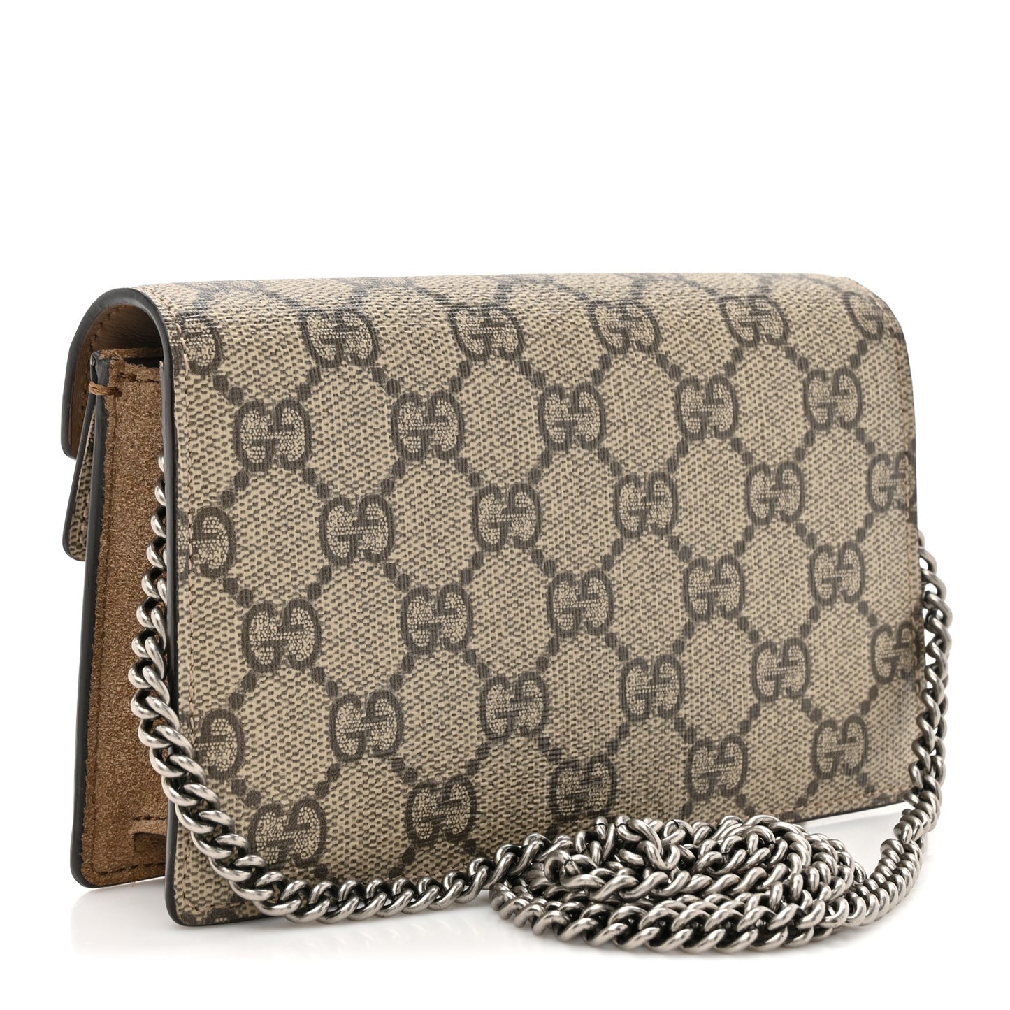 GG Supreme Monogram Super Mini Dionysus Shoulder Bag Taupe