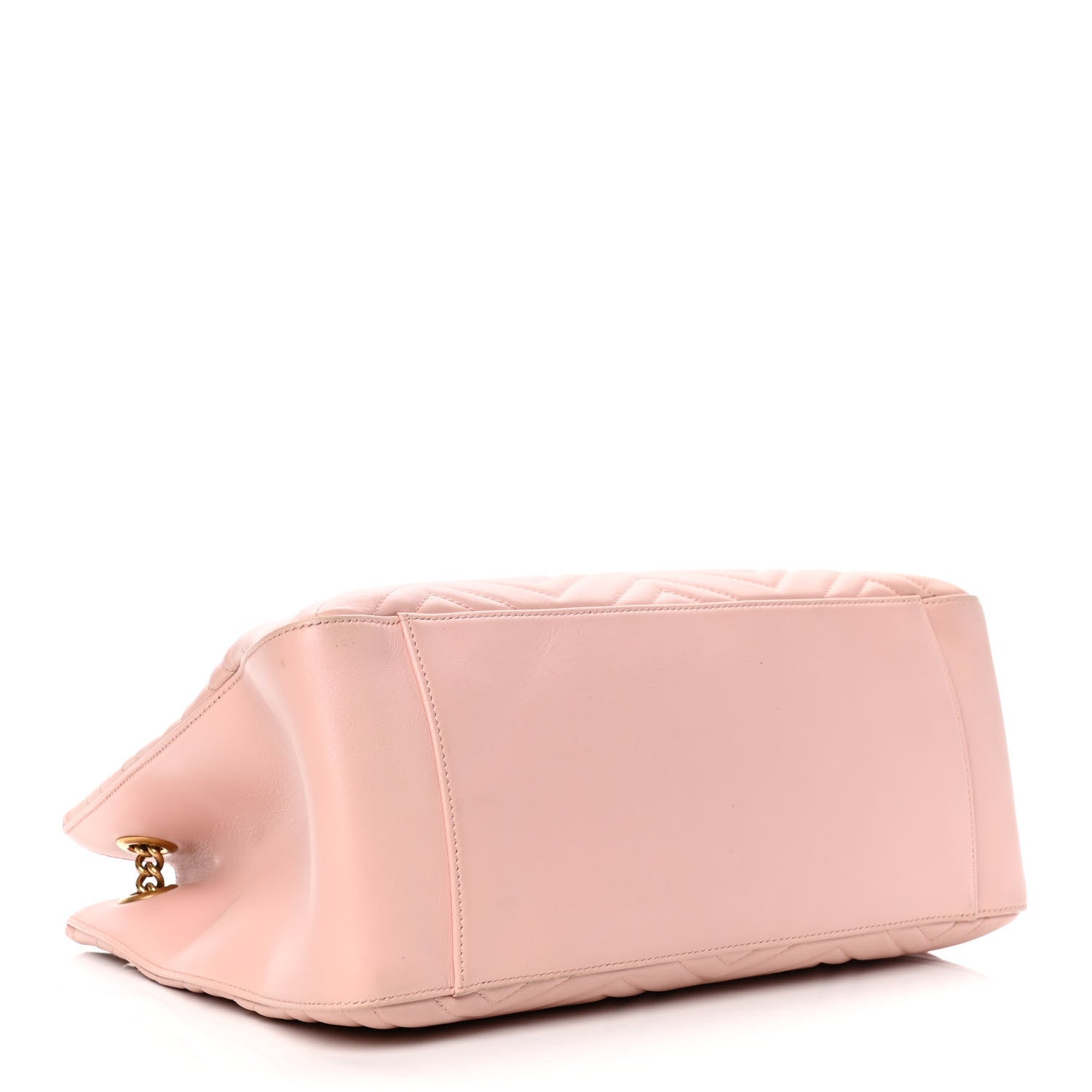 Gucci Calfskin Matelasse Medium GG Marmont Shoulder Tote Bag Perfect Pink 3 of 5