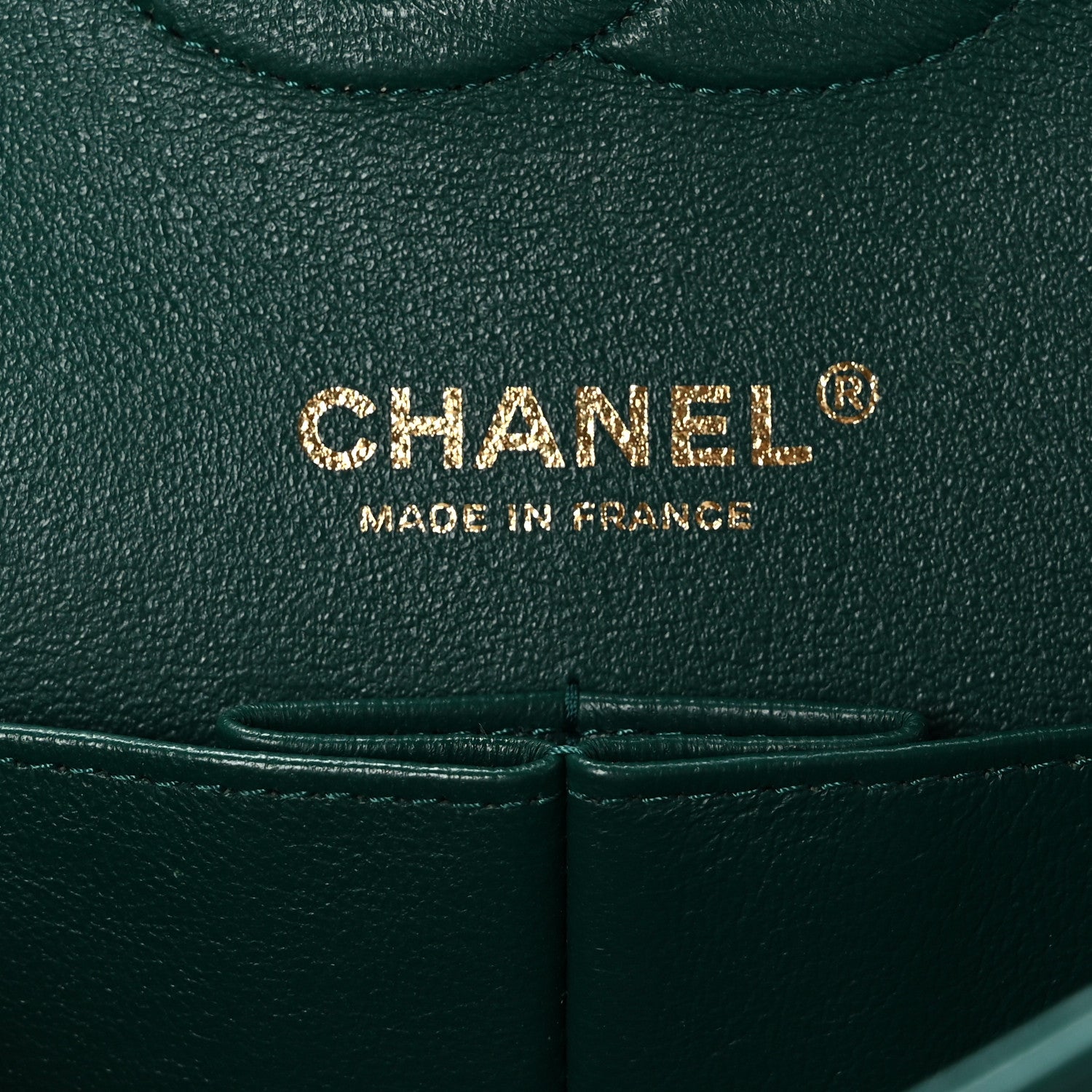 Chanel Patent Calfskin Quilted Medium Double Flap Green 6 of 9