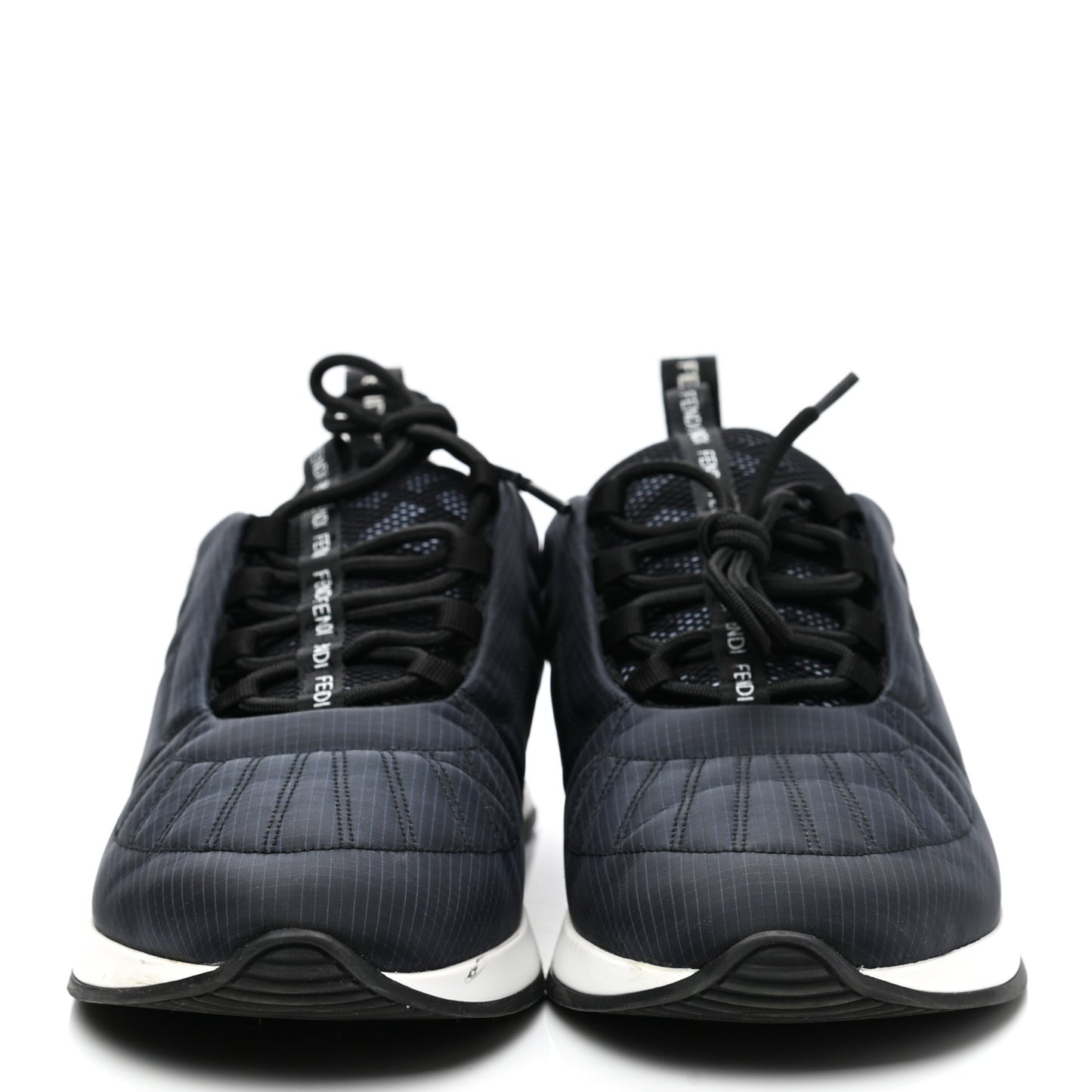Nylon Womens FFreedom Sneakers 38.5 Blue Scuro Black White