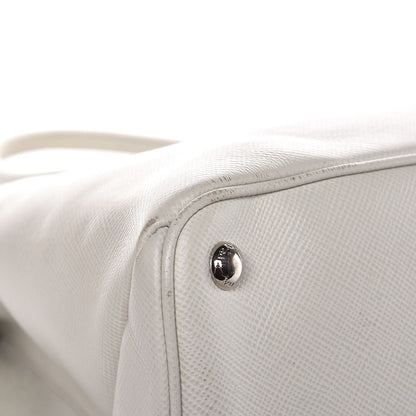 Prada Saffiano Cuir Twin Tote Talco 11 of 14