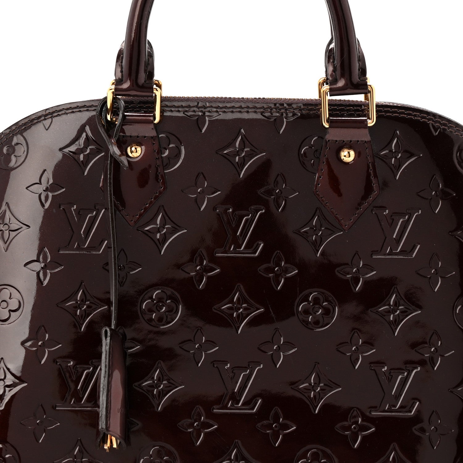 Louis Vuitton Vernis Alma PM Amarante 7 of 9