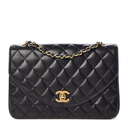Chanel Lambskin Quilted Small Single Flap Black 1 of 11