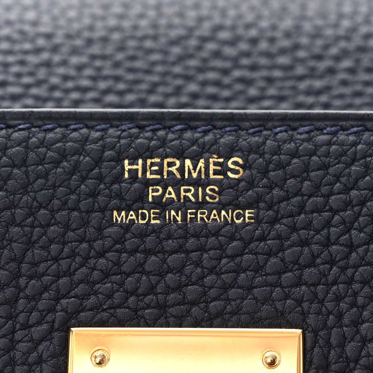 Hermes Togo Birkin 30 Bleu Nuit 6 of 11