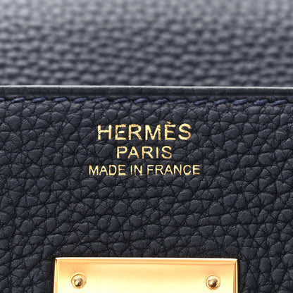 Hermes Togo Birkin 30 Bleu Nuit 6 of 11