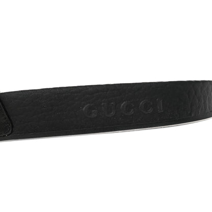 Gucci Nappa Miro Soft Calfskin Womens Interlocking G Slide Sandals 39 Black White 7 of 7
