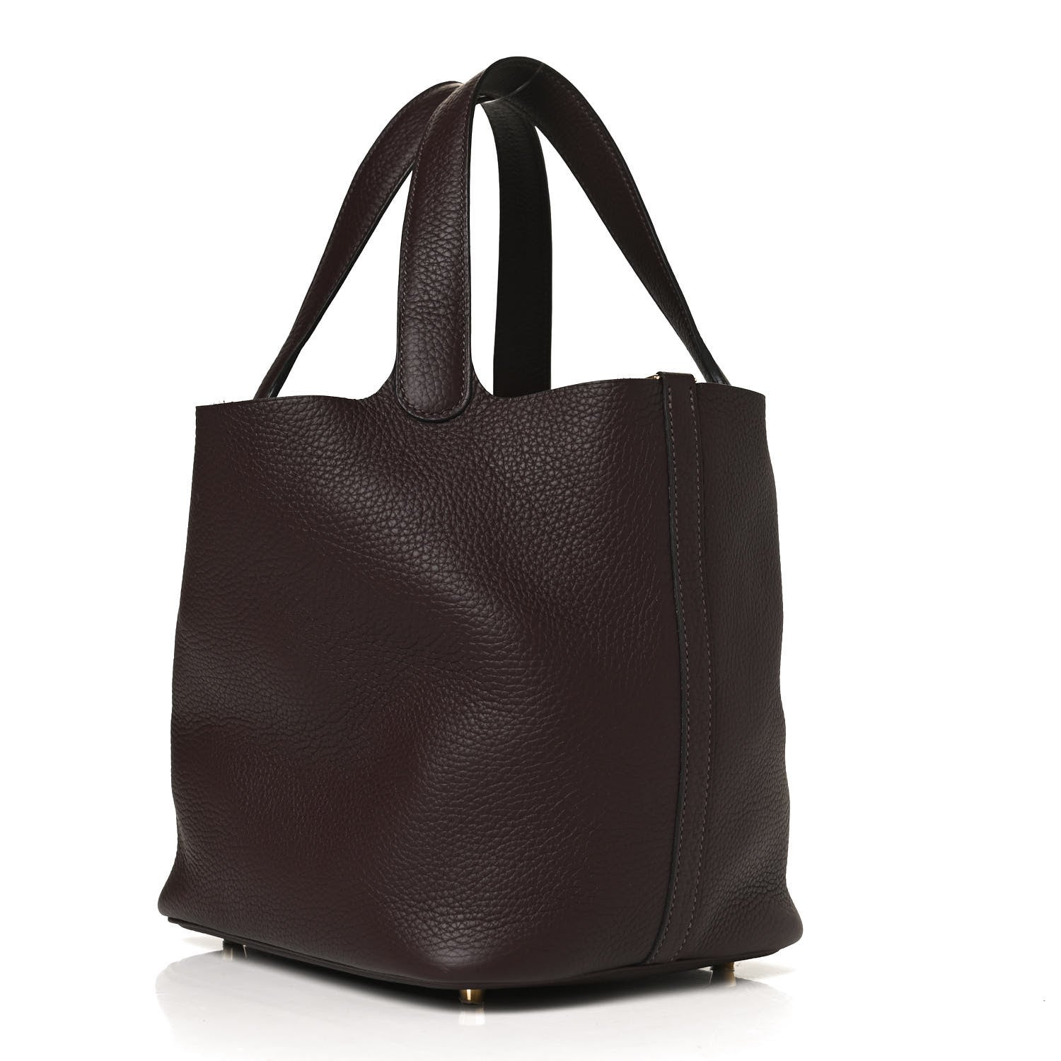 Hermes Taurillon Clemence Picotin Lock 22 MM Rouge Sellier 3 of 11