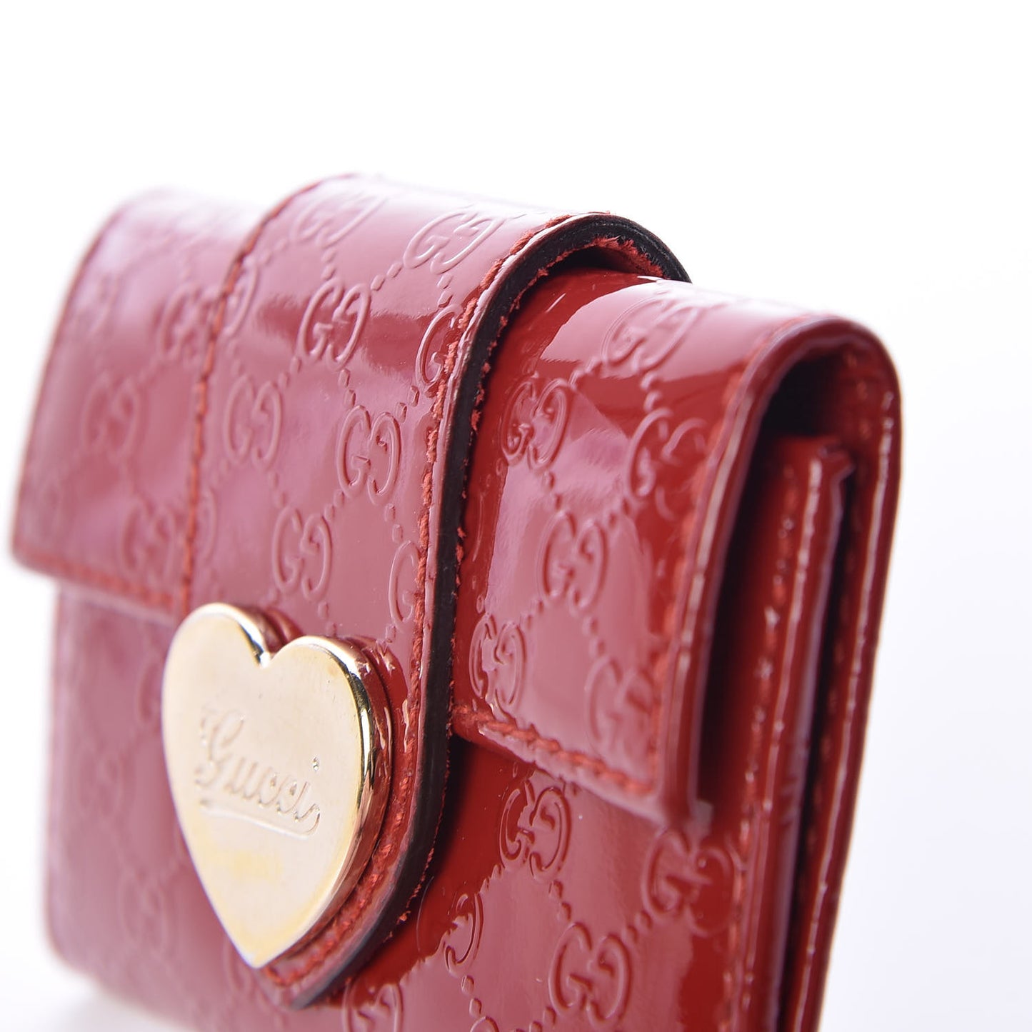 Patent Microguccissima Heart 6 Key Holder Case Red