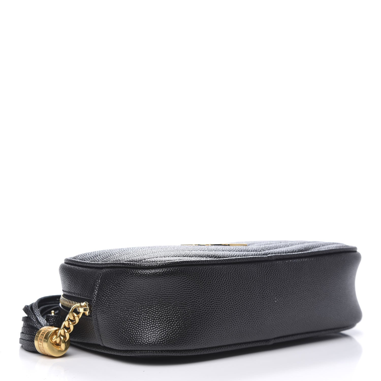 Saint Laurent Grain De Poudre Matelasse Monogram Mini Lou Camera Bag Black 4 of 9